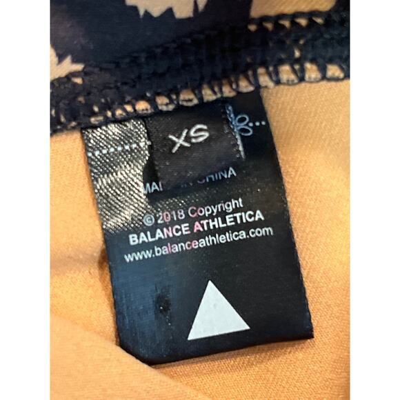 Balance Athletica Vitality Size XS Cheetah Print Athletic Workout Leggings - Picture 4 of 7